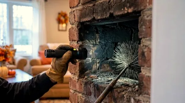 Fireplace inspection in Ontario, CA